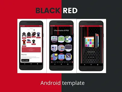 Black Red Android